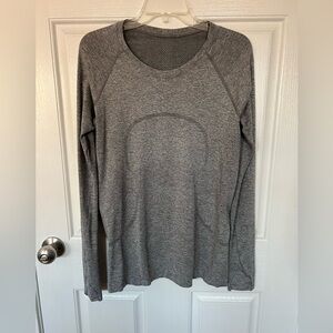 LuLuLemon~L/S Swiftly Tech Shirt 2.0~Sz 10~Like New~Gray